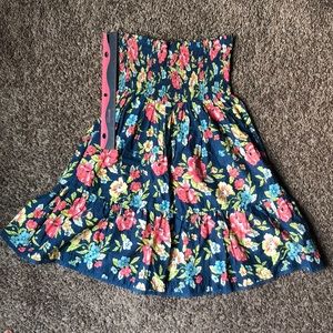 colored FLOWER dress / cover-up